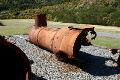 
A boiler amongst the Summit ironmongery, September 2009